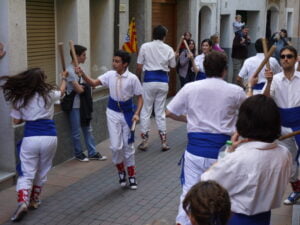 Catalan Dancers by Stephen Rowley