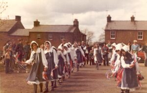 Throstle's Nest Morris performing the Wigton dance in 1979