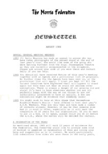 thumbnail of MF Newsletter 1984 (3) August